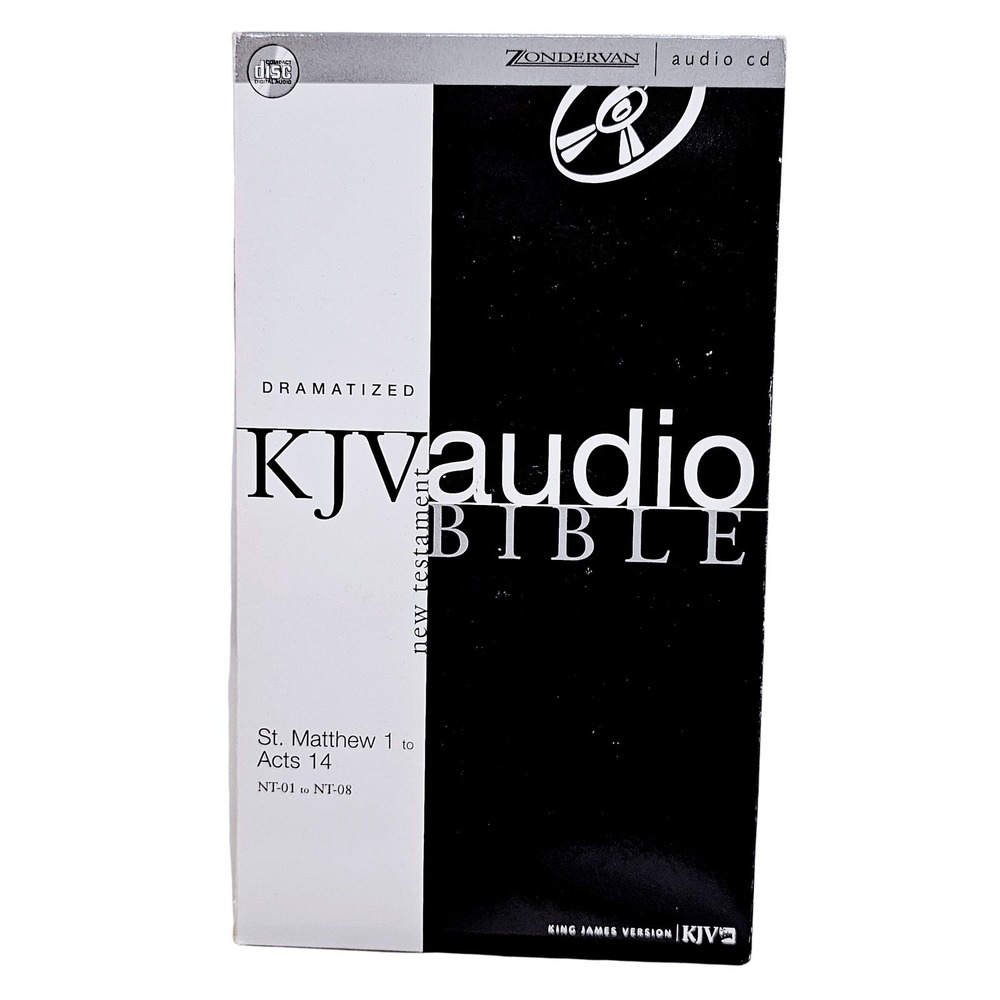 Zondervan KJV‎ Audio Bible CD Dramatized New Testament Matthew Acts 8 Disc Set